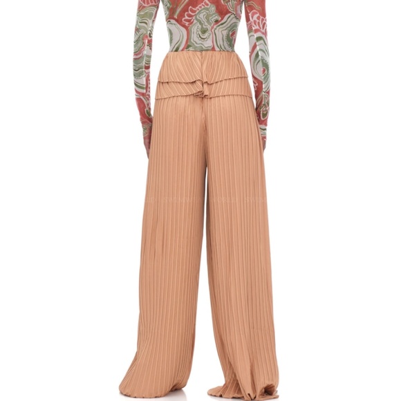 Andrea Iyamah Linea pants in toffee - Picture 3 of 11